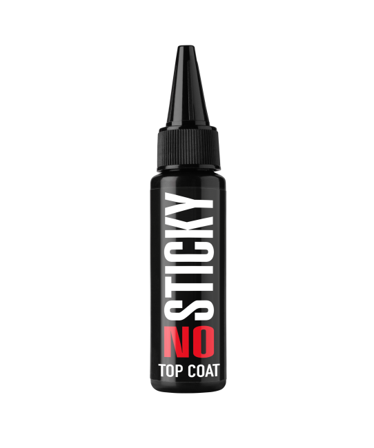 Верхнє покриття для гель-лаку No Sticky Top Coat без дисперсійного шару, 30 мл